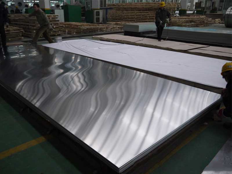 Hojas de aluminio 0,7 mm blanco puro perlado