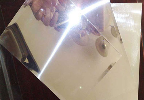 Feuille d'aluminium anodisée en alliage à finition miroir