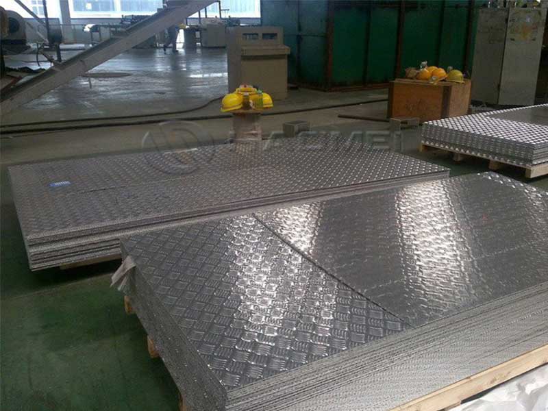 ダイヤモンドエンボスアルミシートプレート