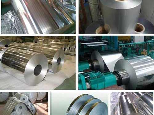 Strip pattern aluminum coil