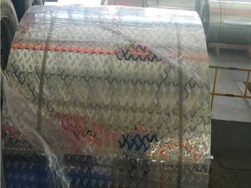 Mill finish cleaning aluminum coil